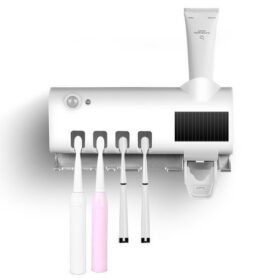Distributeur de Dentifrice Électrique avec Support Téléphone – Automatique & Hygiénique pour Salle de Bain – Image 2