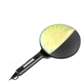 Crêpière Électrique Antiadhésive 22 cm – 5 Vitesses – 1400W – Plaque en Fonte – Tension 220V