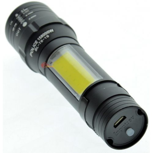 Lampe Torche LED Rechargeable – Puissante & Réglable – 270 Lumens – Alliage Aluminium Lampe Torche LED Rechargeable – Puissante & Réglable – 270 Lumens – Alliage Aluminium