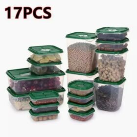 17 pièces boîte de rangement scellé a légumes