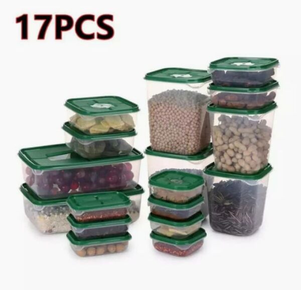 17 pièces boîte de rangement scellé a légumes 17 pièces boîte de rangement scellé a légumes