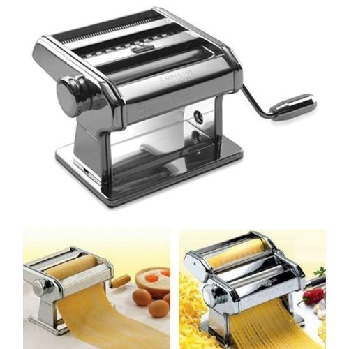 Machine à Pâtes Spaghetti en Inox – 3 Formats, Réglage Épaisseur, Fabrication Italienne Machine à Pâtes Spaghetti en Inox – 3 Formats, Réglage Épaisseur, Fabrication Italienne