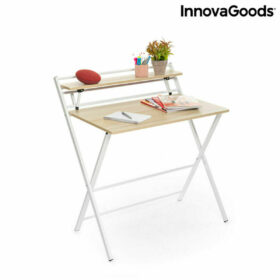 Bureau Pliable avec Étagère Tablezy Bois (Reconditionné B) – Image 10