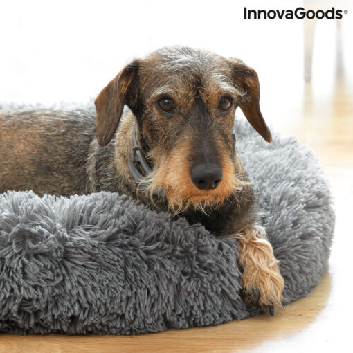 Lit pour Animaux de Compagnie Antistress Bepess InnovaGoods Ø 60 cm Lit pour Animaux de Compagnie Antistress Bepess InnovaGoods Ø 60 cm