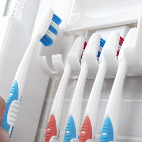 Distributeur de Dentifrice avec Porte Brosse à Dents Diseeth InnovaGoods – Image 2