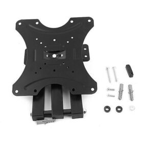 Support Mural TV Orientable Noir – Compatible LED 14" à 55" | Inclinable & Pivotant – Image 2