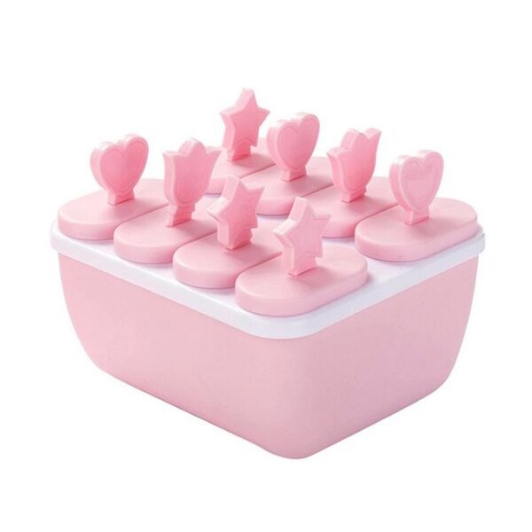 Moules à Crème Glacée en Silicone - 8 Cavités – Rose – Réutilisables & Antiadhésifs – Idéal Été et Bricolage Culinaire Moules à Crème Glacée en Silicone - 8 Cavités – Rose – Réutilisables & Antiadhésifs – Idéal Été et Bricolage Culinaire