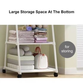 Produit : Étagère de Rangement d'habits et accessoires blanc – Image 2