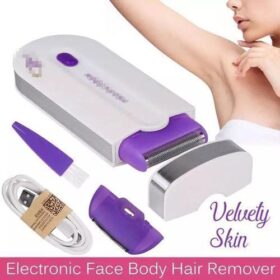 Épilateur Électrique Rechargeable – Rasoir Femme Multifonction Sans Douleur – Corps & Visage – USB