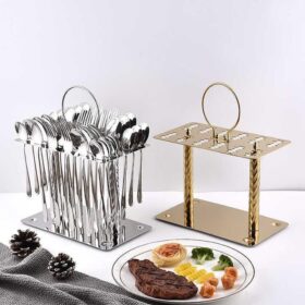 Ensemble de Couverts de Luxe 36 Pièces avec Grand Support – Spécial Mariage & Réceptions – Image 3