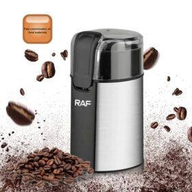 RAF Moulin à Café Électrique Broyeur – 200W – Capacité 50g – Acier Inoxydable – Image 2