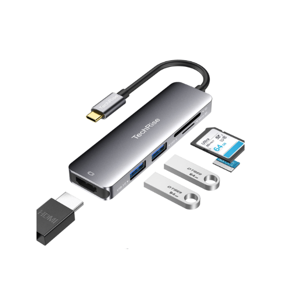Adaptateur TYPE-C vers HDTV 5-en-1 RS-TCHD5IN1 Adaptateur TYPE-C vers HDTV 5-en-1 RS-TCHD5IN1