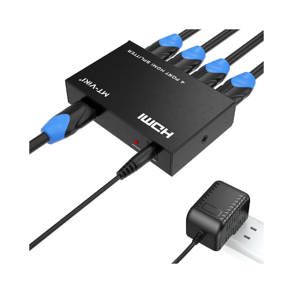 Répartiteur HDMI 1 entrée 4 sorties 4K 30 Hz MT-VIKI MT-SP104M Répartiteur HDMI 1 entrée 4 sorties 4K 30 Hz MT-VIKI MT-SP104M