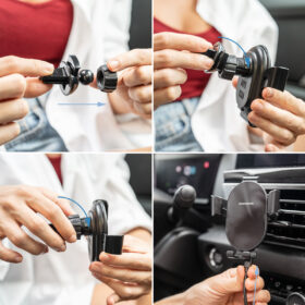 Support de Charge Rapide Sans Fil pour Voiture Chakar – Image 5