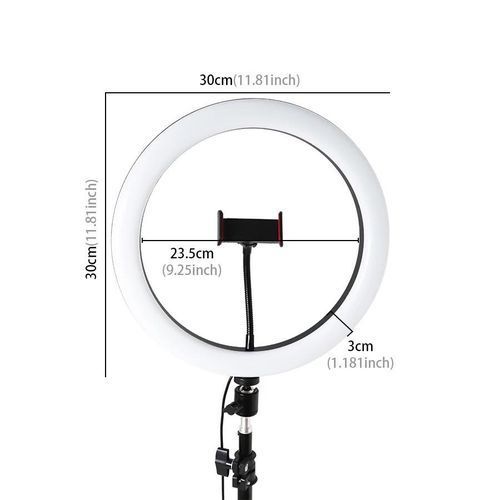 Ring Light LED 10" Professionnel avec Trépied Réglable 2,1m + Support Téléphone & Télécommande – 3 Modes Lumière Ring Light LED 10" Professionnel avec Trépied Réglable 2,1m + Support Téléphone & Télécommande – 3 Modes Lumière
