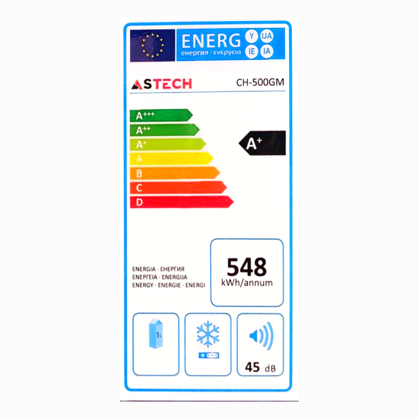 Congélateur horizontal Astech CH500GM - 500L Congélateur horizontal Astech CH500GM - 500L