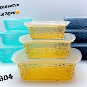 Set de 3 Bols de Rangement – Conservation Pratique & Durable
