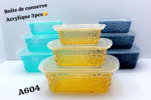 Set de 3 Bols de Rangement – Conservation Pratique & Durable