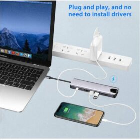 Adaptateur TYPE-C vers HDMI 8-en-1 RS-TCHD8IN1 – Image 3
