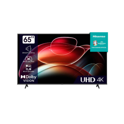Téléviseur Hisense 65" 65A6N Smart Tv 4K -Vidaa U