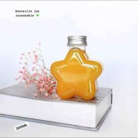 Lot de 12 Bouteilles de Jus 300 ml – Forme Étoile – Pour Cérémonies, Mariages, Anniversaires & Événements – Image 2