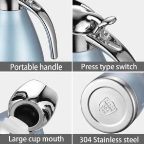 Thermos Isotherme 2L – Théière/Thermos à Café avec Couvercle – Maintien au Chaud 10h / Froid 9h – Style Moderne – Image 3