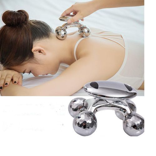 4D Rouleau Masseur pour le Corps – Argenté – Soin Relaxant et Raffermissant 4D Rouleau Masseur pour le Corps – Argenté – Soin Relaxant et Raffermissant