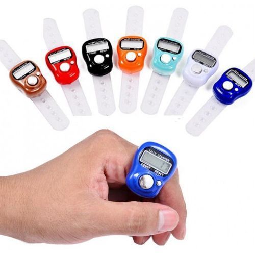 Chapelet Électronique pour Invocation – Compteur Digital 99 999 – Léger & Discret – Affichage LCD – Bouton RESET – Plusieurs Couleurs