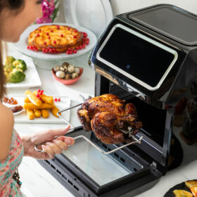 Friteuse à Air Noir 1800 W 12 L Acier inoxydable (Reconditionné B) – Image 14