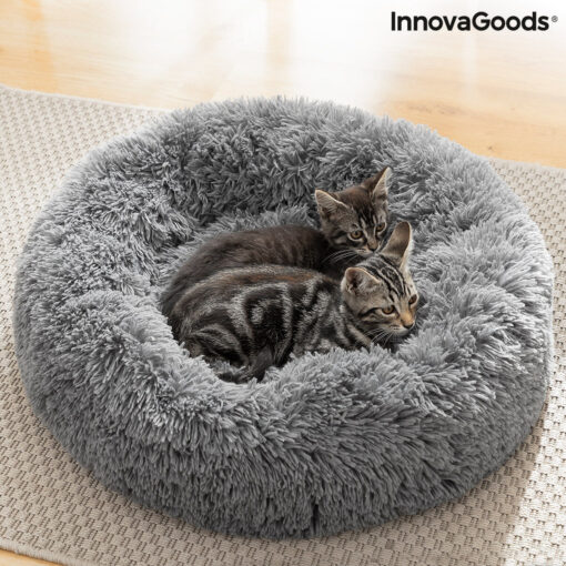 Lit pour Animaux de Compagnie Antistress Bepess InnovaGoods Ø 60 cm Lit pour Animaux de Compagnie Antistress Bepess InnovaGoods Ø 60 cm