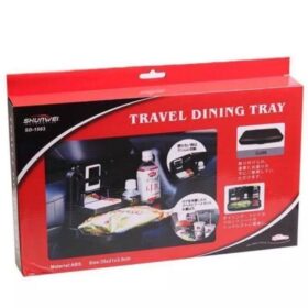 Plateau de Voyage pour Voiture – Tablette Multifonction avec Porte-Gobelet – Noir – Image 2