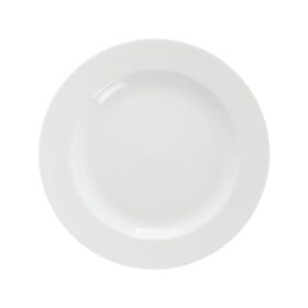 Lot de 6 Assiettes Plates en Porcelaine Blanche – 26,5 cm (10.5") – Élégantes & Résistantes – Image 3