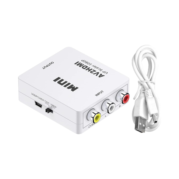 Mini convertisseur RCA AV vers HDMI AV2HDMI RS-AVHD2 Mini convertisseur RCA AV vers HDMI AV2HDMI RS-AVHD2