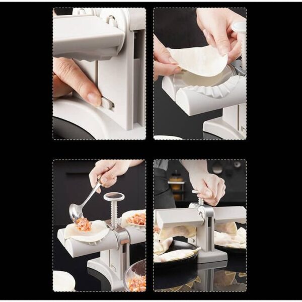 Moule à Ravioli Automatique Double Tête – Acier Inoxydable 304 – Presse à Dumplings Facile et Rapide Moule à Ravioli Automatique Double Tête – Acier Inoxydable 304 – Presse à Dumplings Facile et Rapide