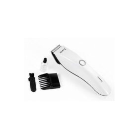 Tondeuse Rechargeable HTC AT-206 - Blanc, Performante et Pratique