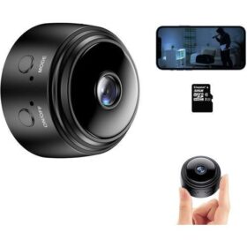Mini Caméra Cachée WiFi HD 1080P – Vision Nocturne, Détection de Mouvement, Batterie Intégrée