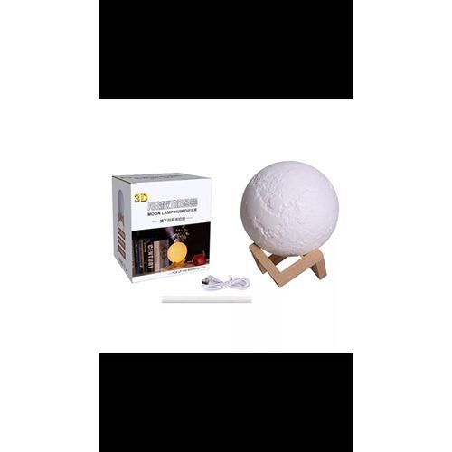 Diffuseur Purificateur d’Air Ultrason – Forme Lune – 3 Couleurs Changeantes – Grande Capacité 880 ml