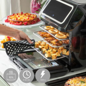 Friteuse à Air Noir 1800 W 12 L Acier inoxydable (Reconditionné B) – Image 13