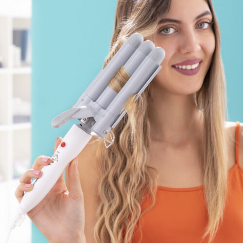 Fer à Boucler en Céramique à Tête Triple Triler InnovaGoods – Image 10