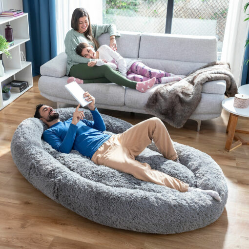 Lit de Chien pour Humains | Human Dog Bed XXL Grey Lit de Chien pour Humains | Human Dog Bed XXL Grey