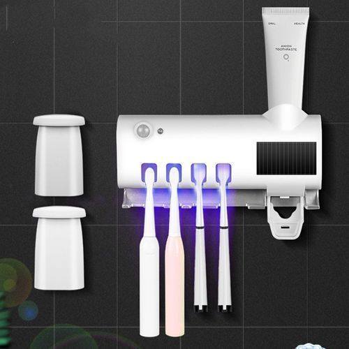 Distributeur de Dentifrice Électrique avec Support Téléphone – Automatique & Hygiénique pour Salle de Bain Distributeur de Dentifrice Électrique avec Support Téléphone – Automatique & Hygiénique pour Salle de Bain
