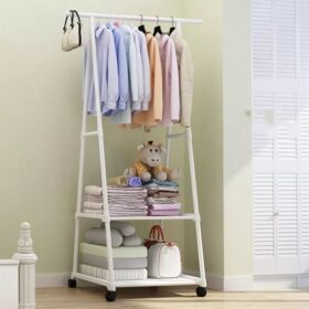 Produit : Étagère de Rangement d'habits et accessoires blanc