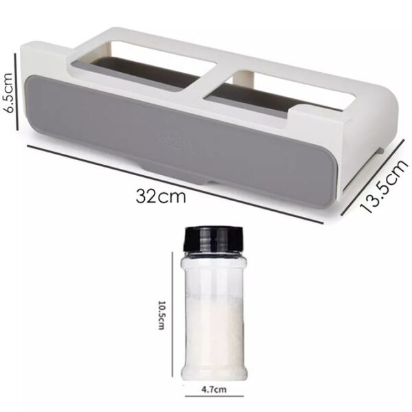 Boîte de rangement pour pots et bouteille d'épices Boîte de rangement pour pots et bouteille d'épices