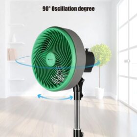 Ventilateur Sur Pied 10 Pouces – Oscillant, Électrique, Plastique Léger – Image 5