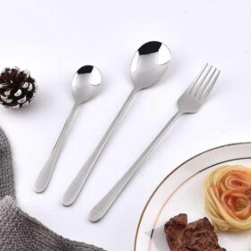 Ensemble de Couverts de Luxe 36 Pièces avec Grand Support – Spécial Mariage & Réceptions – Image 5