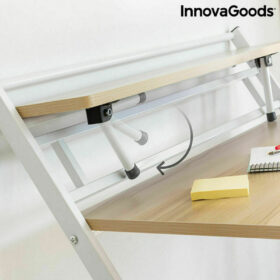 Bureau Pliable avec Étagère Tablezy Bois (Reconditionné B) – Image 6