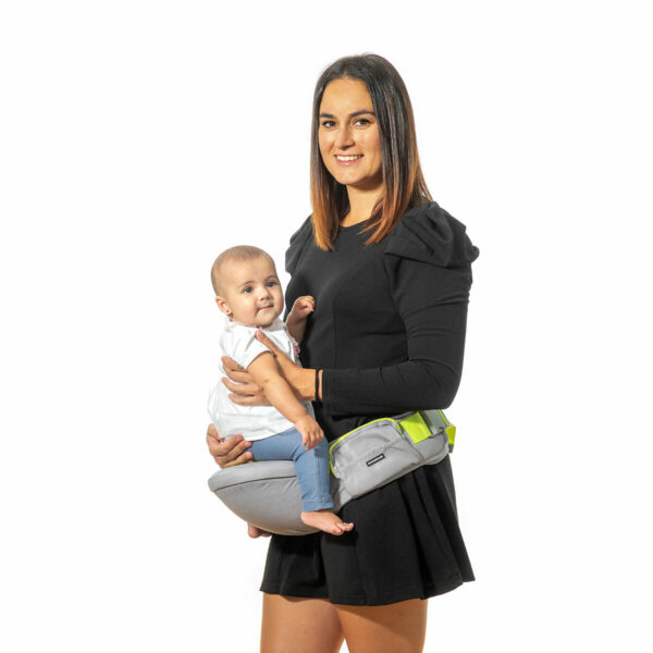 Ceinture Porte-Bébé Évolutive avec Poches Seccaby