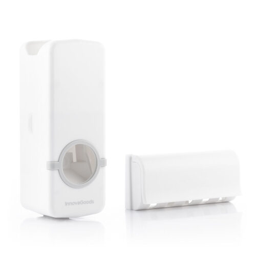 Distributeur de Dentifrice avec Porte Brosse à Dents Diseeth InnovaGoods – Image 11