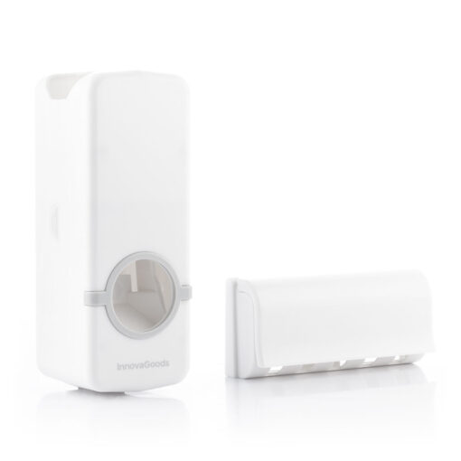Distributeur de Dentifrice avec Porte Brosse à Dents Diseeth InnovaGoods Distributeur de Dentifrice avec Porte Brosse à Dents Diseeth InnovaGoods
