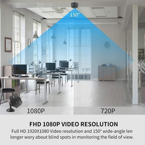 Mini Caméra Cachée WiFi HD 1080P – Vision Nocturne, Détection de Mouvement, Batterie Intégrée Mini Caméra Cachée WiFi HD 1080P – Vision Nocturne, Détection de Mouvement, Batterie Intégrée